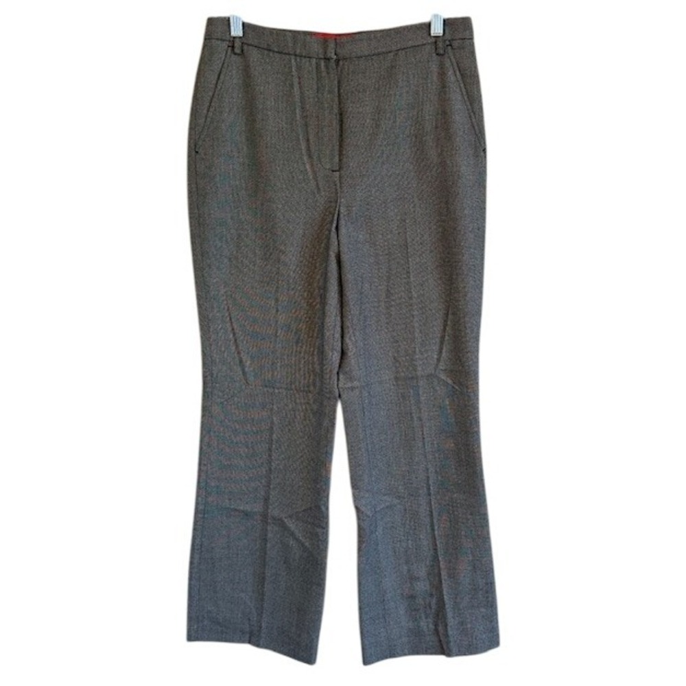AK Anne Klein Women's Straight Leg Gray Dress Trouser Pants 8 Career